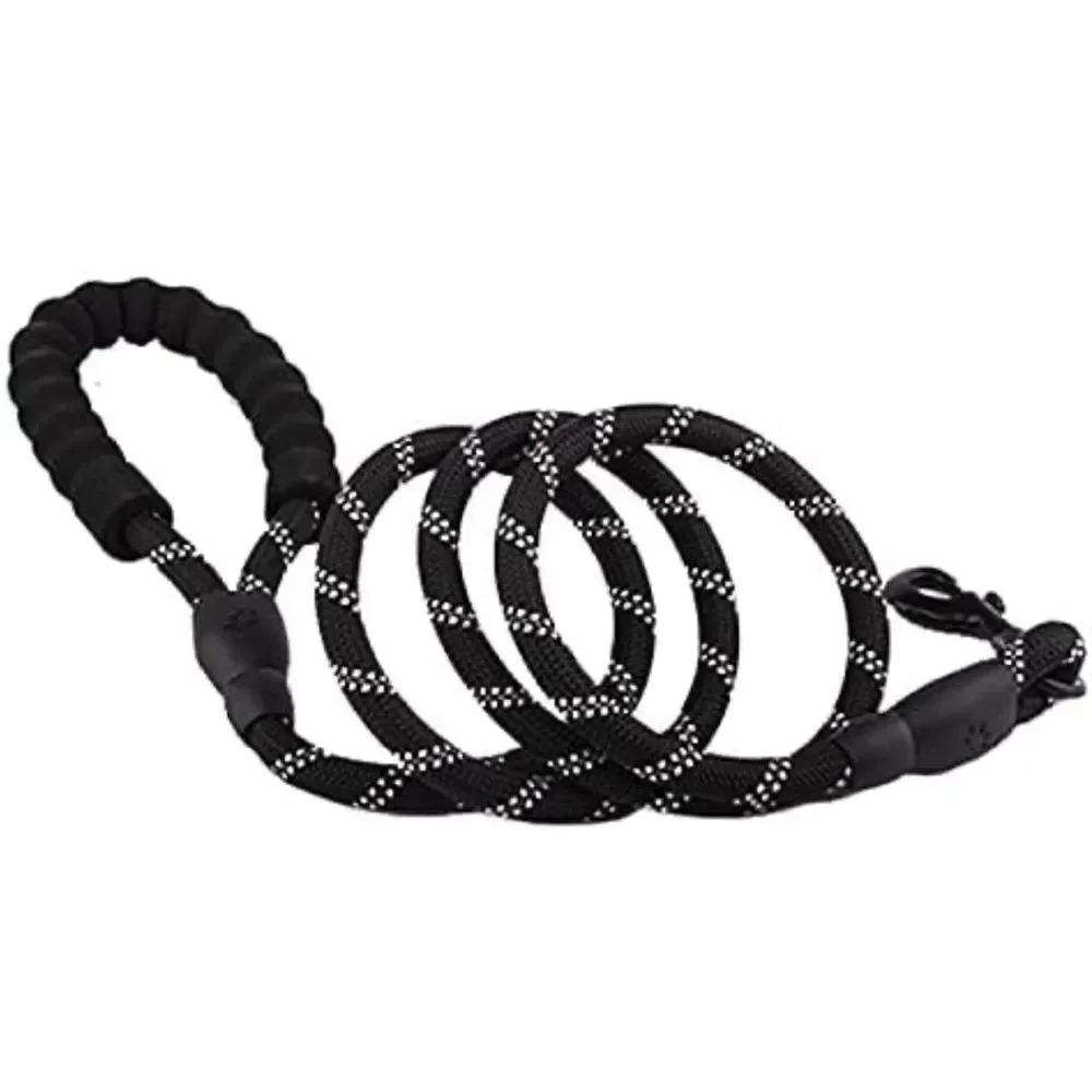 Heavy Duty Reflective 5 Foot Dog Leash With Padded Handle NEW
